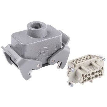 Harting ヘビーデューティパワーコネクタ コネクタキット メス 10極 ハーティング
