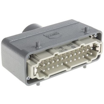 Harting ヘビーデューティパワーコネクタ 表面実装ハウジングソケットキット オス 24極 ハーティング