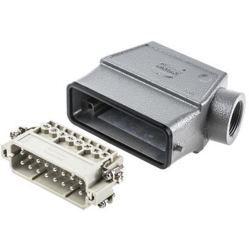 Harting ヘビーデューティパワーコネクタキット カプラキット オス 16 + PE極 ハーティング