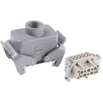 Harting ヘビーデューティパワーコネクタキット パネルフィードスルーセット メス 10極 ハーティング