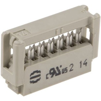 Harting 基板接続用ヘッダ SEK 18シリーズ 14極 2列 ハーティング