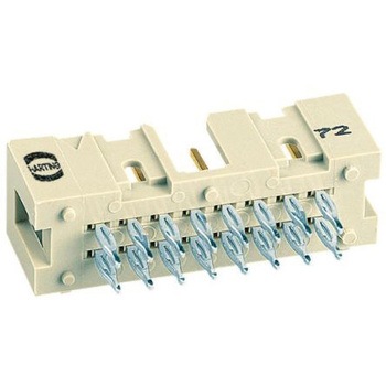 Harting 基板接続用ヘッダ SEK 18シリーズ 6極 2列 ハーティング