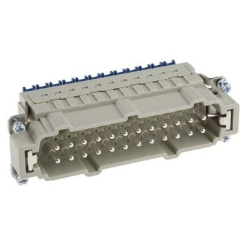 Harting 電源コネクタインサート Han ES Press シリーズ オス 16A 500 V 24 B ハーティング