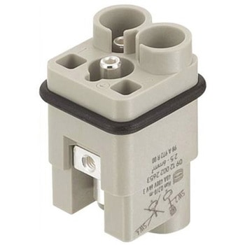 Harting 電源コネクタインサート Han Q シリーズ オス 40A 400 V ハーティング