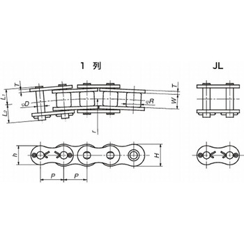 ラムダカーブドチェーン - 椿本チエイン