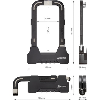 BEN-FD15B-01 BENLOCK BRACKET COMBO 9mmx147mm CROPS(クロップス)