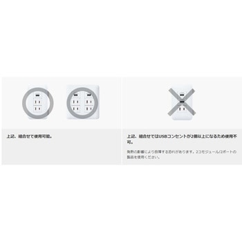 埋込充電用USBコンセント(USB-C) 2ポート Panasonic(パナソニック)