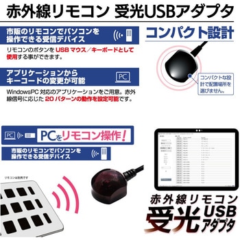 赤外線リモコン受光USBアダプタ ビット・トレード・ワン