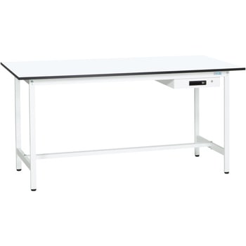 軽量作業台(KADタイプ/耐荷重180kg/メラミン天板/H900/引出付/固定式) サカエ