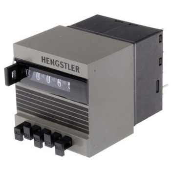 Hengstler カウンタ 25Hz 5 パネル取り付け 446シリーズ 0 446 164 HENGSTLER