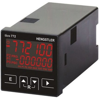 Hengstler 電子カウンタ LCD 60kHz 6 パネル取り付け TICO 772シリーズ HENGSTLER