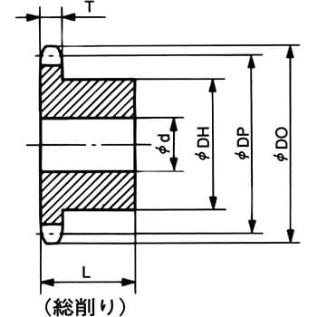 RS50-1B10TQ-SR サイドローラRS形付チェーン用スプロケット 1個 椿本