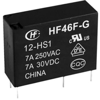 Hongfa Europe GMBH リレー 12V dc SPNO 10 A 基板実装 Hongfa(ホンファ)