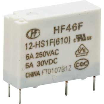 Hongfa Europe GMBH リレー 12V dc SPNO 5 A 基板実装 Hongfa(ホンファ)