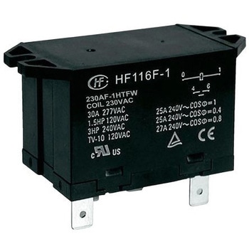 Hongfa Europe GMBH リレー 230V ac SPNO 30 A フランジ取り付け Hongfa(ホンファ)