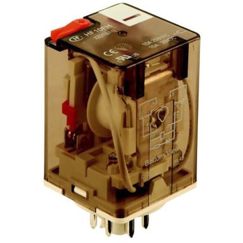 Hongfa Europe GMBH リレー 230V ac， 2c接点 10 A プラグイン Hongfa(ホンファ)