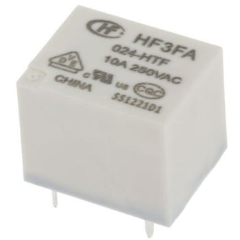 Hongfa Europe GMBH リレー 24V dc SPNO 15 A 基板実装 Hongfa(ホンファ)