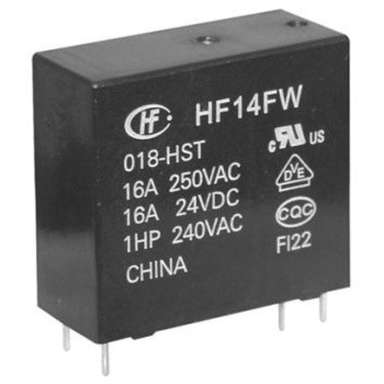 Hongfa Europe GMBH リレー 24V dc SPNO 20 A 基板実装 Hongfa(ホンファ)