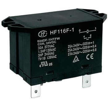 Hongfa Europe GMBH リレー 24V dc SPNO 30 A フランジ取り付け Hongfa(ホンファ)