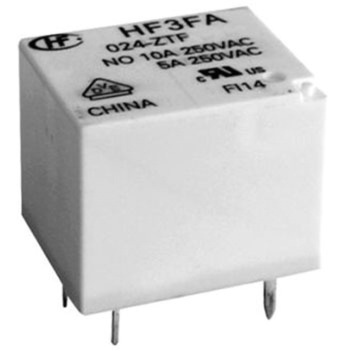 Hongfa Europe GMBH リレー 24V dc， 1c接点 10 A (NO)， 5 A (NC) 基板実装 Hongfa(ホンファ)