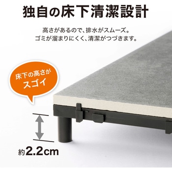 ベースアップ 敷くだけデッキ 磁器タイル タカショー