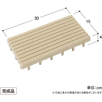ベースアップ 敷くだけデッキ 幅調整エッジ タカショー