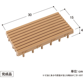 ベースアップ 敷くだけデッキ 幅調整エッジ タカショー