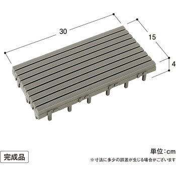 ベースアップ 敷くだけデッキ 幅調整エッジ タカショー