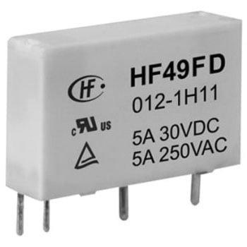 Hongfa Europe GMBH リレー 5V dc SPNO 5 A 基板実装 Hongfa(ホンファ)
