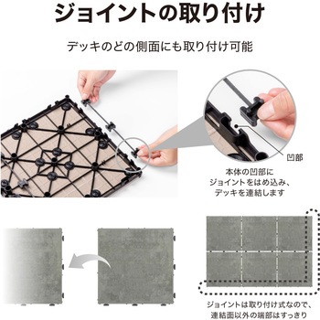 敷くだけデッキ  磁器タイル タカショー