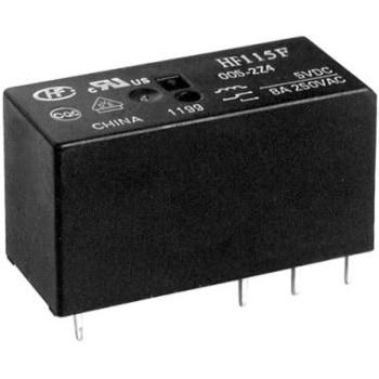 Hongfa Europe GMBH リレー 5V dc， 2c接点 8 A 基板実装 Hongfa(ホンファ)