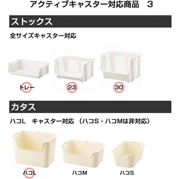 積重ね収納ボックス フロック用キャスター サンカ