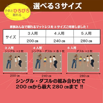高反発ファミリーマットレス アキレス