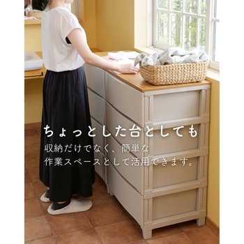 収納チェスト ルームス  天板付き サンカ