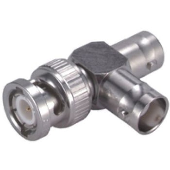 Huber & Suhner 同軸 変換アダプタ T型分岐 BNC プラグ - BNC -ジャック -ジャック HUBER & SUHNER