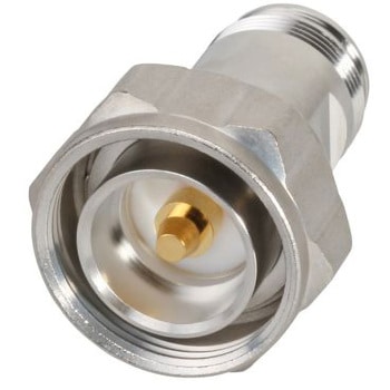 Huber & Suhner 同軸アダプタ ストレート 4.3-10 ジャック 7/16 - プラグ Sucoplate HUBER & SUHNER