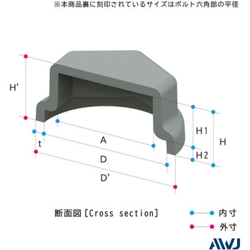 EL六角ボルトワッシャー付キャップ AWJ