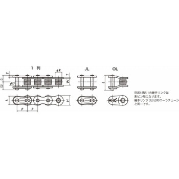 低騒音チェーン 椿本チエイン