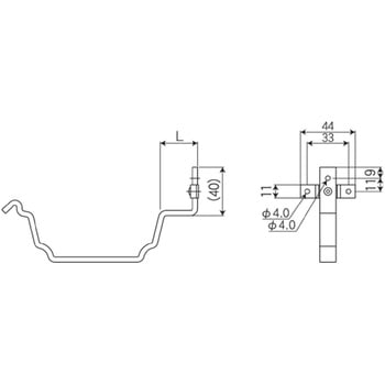 正面打 上向 勾配なし - オーティス