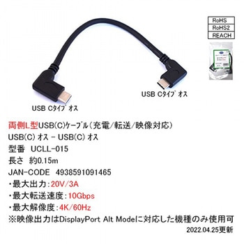 USB Type-Cケーブル カモン