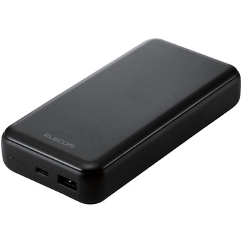 EC-C07BK モバイルバッテリー 20000mAh 大容量 PD 最大20W 入出力(USB