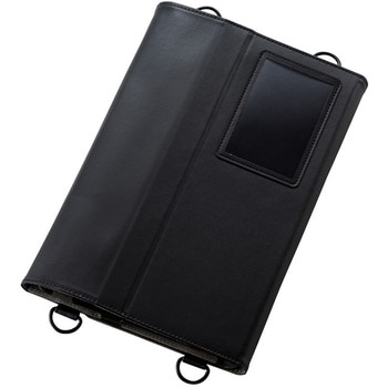 ARROWS Tab Q5010対応 ソフトレザーケース 手帳型 ショルダーベルト付 キーボード対応 ブラック エレコム