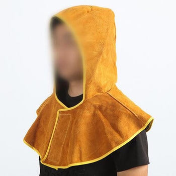 牛革溶接帽フードキャップ - セーフラン安全用品