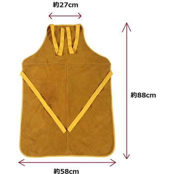 溶接用牛革エプロン セーフラン安全用品