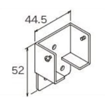 TO-40 間仕切り用壁面ブラケット TOSO