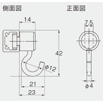 ピクチャーTフック30B(フックB正面付) TOSO