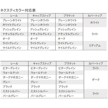 ネクスティ ウェーブスタイル レールセット(両開き正面付) TOSO