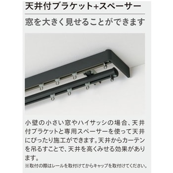 レガートユニ ダブル ふさかけ付Mセット(天井付) TOSO カーテン