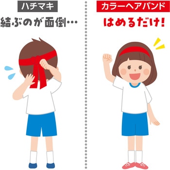カラフルヘアバンド アーテック