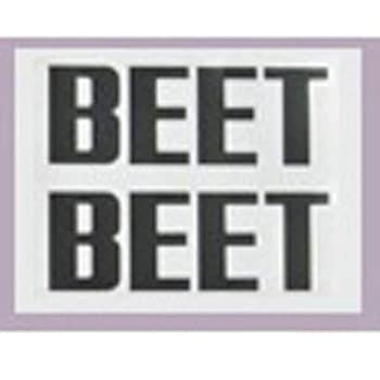 BEET ステッカー SMALL (クロ) - BEET
